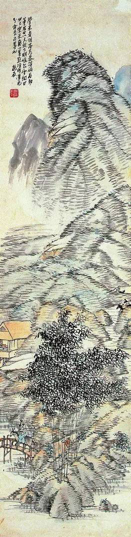 傅抱石的“散锋笔法”：如何让山水画动起来？