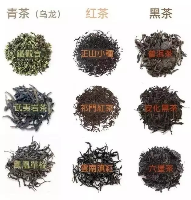 茶的六大基本类别