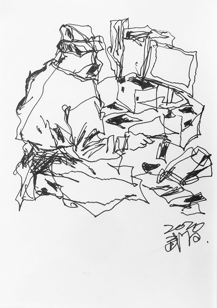 著名画家李晓明先生：以笔墨助阵抗疫