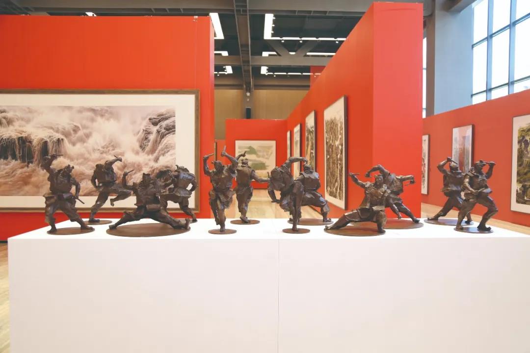 长河大道——黄河文化主题美术作品展在京开幕