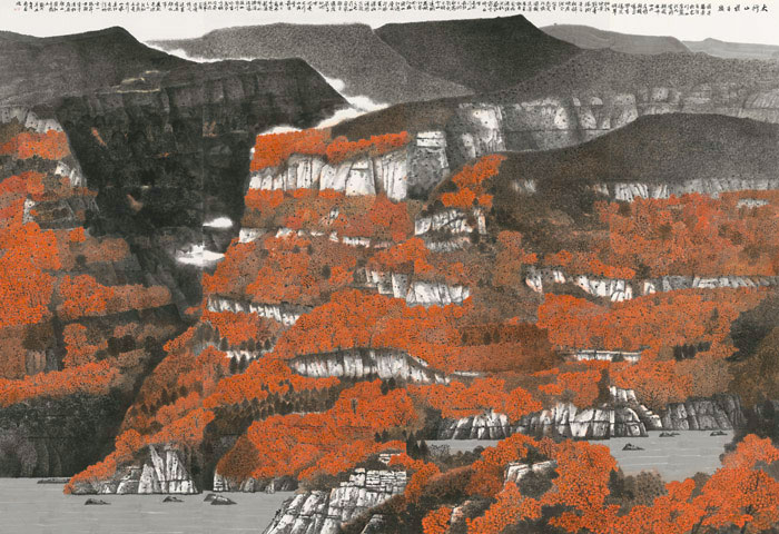 “红色太行”——韩步勇河北涉县巨幅山水画作品晋京展大幕即将拉开