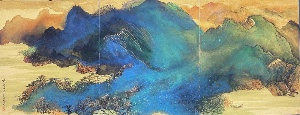 万鼎万鼎山水画